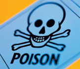 Poison label.