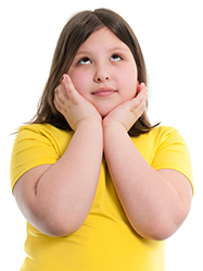 Girl in yellow shirt